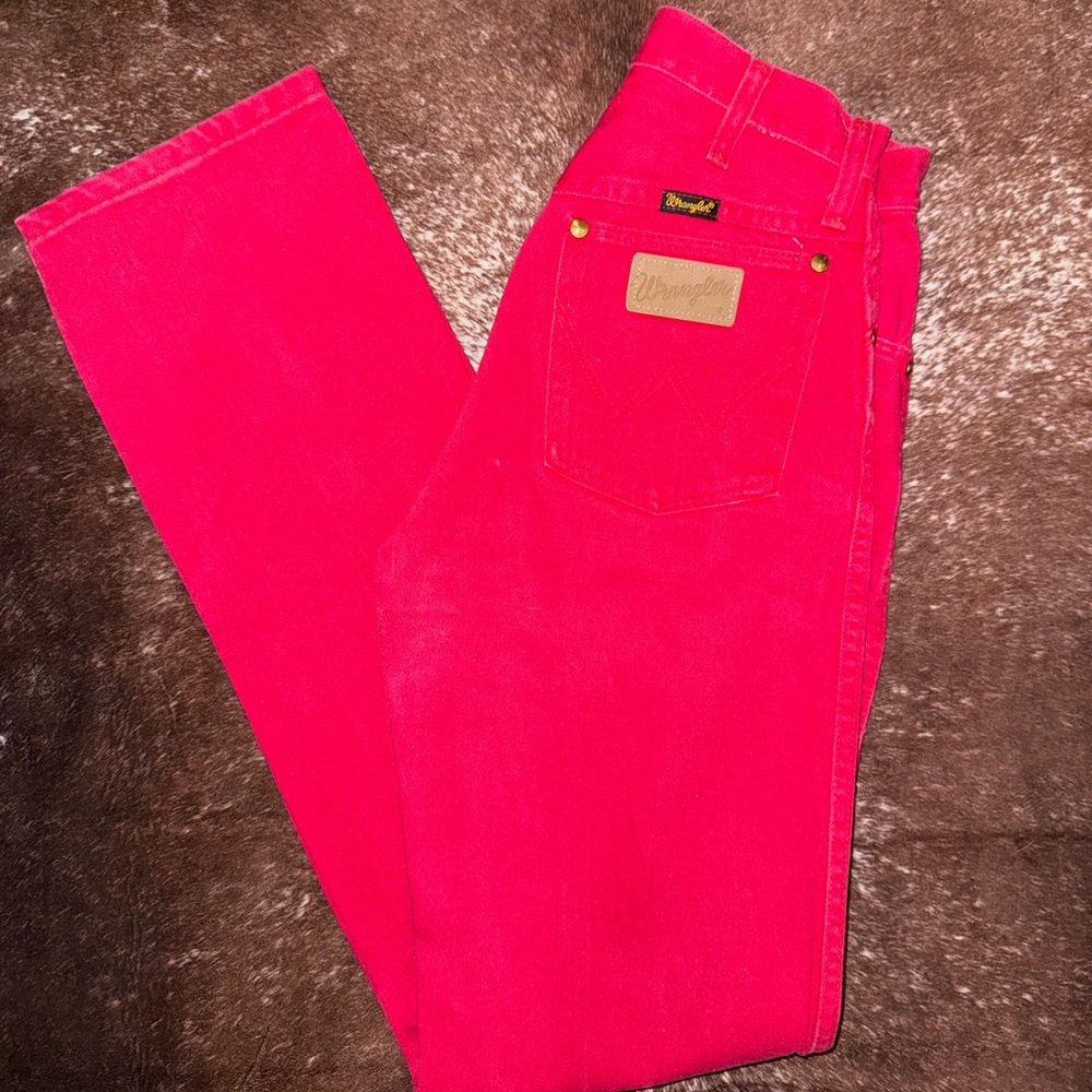 Red Vintage Wranglers